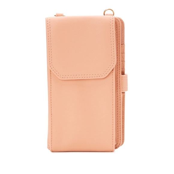 NWT Time and Tru Women's Natalie Wallet crossbody purse String Ornage peach - Picture 5 of 13